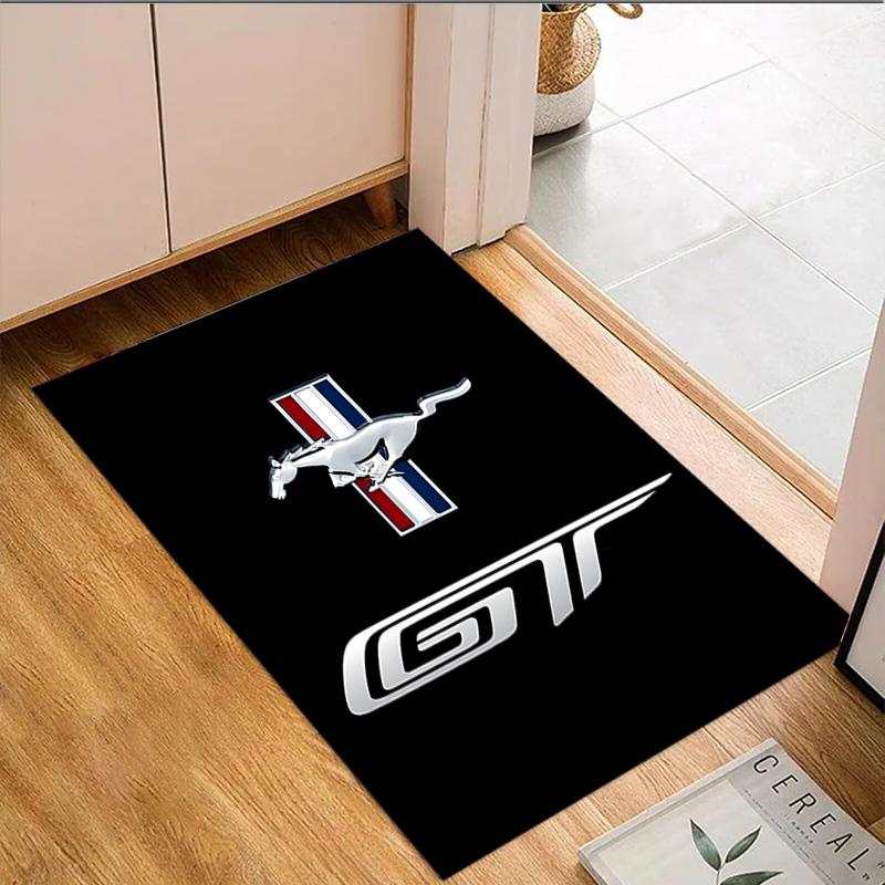 1PC Mustang Carpet Floor mat, Anti-slip mat Chair rug For livingroom,Bedroom, doormat home decor Gift Christmas Gifts