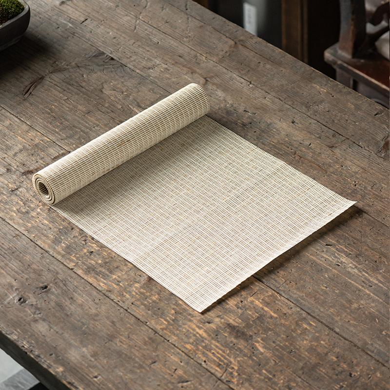 Teaware Accessories Waterproof Linen Tea Mat Vintage Heat Insulation Tea Flag Tea Ceremony Chinese Style Tea Cloth Home Decor