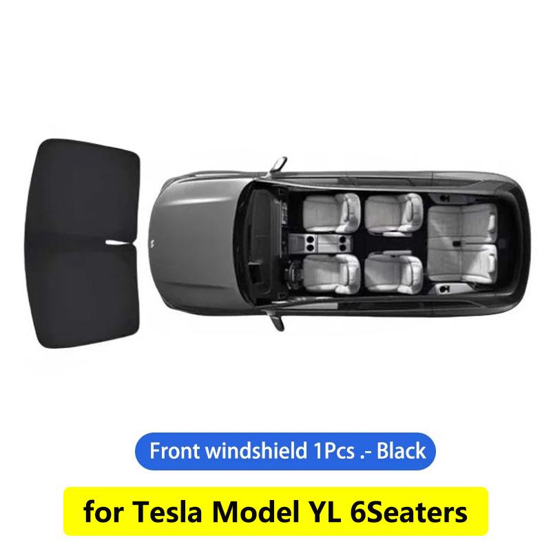 Sunshade For Tesla Model Y L YL 2026 6 Seaters Privacy Side Window Sun Shade Windshield Sunroof Blind Shading for Camping Rest