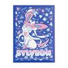 Pokemon Estrangeiro Pokemon Cartão Sylveon Protetores de Cartas Centro (65 peças)