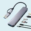 8-in-1 High-Speed USB Splitter & Audio Hub Dual-Head Multi-function Docking Station