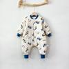Thick Cotton Sleeping Bag Toddlers 1-3 Years Winter Warm Sleepwear 80-130cm Anti-Kick Belly Protection