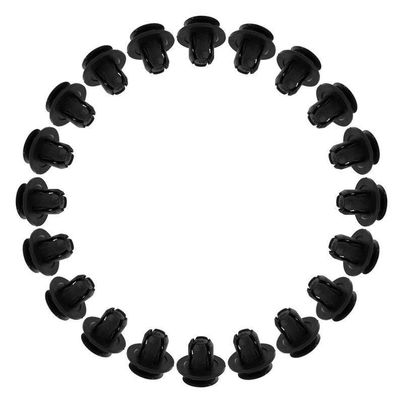 91503S7A003 40pcs/set Bumper Grille & Engine Under Tray Trim Panel Clip Fit For Honda Accord Civic CR-V Jazz NSX S2000 Black