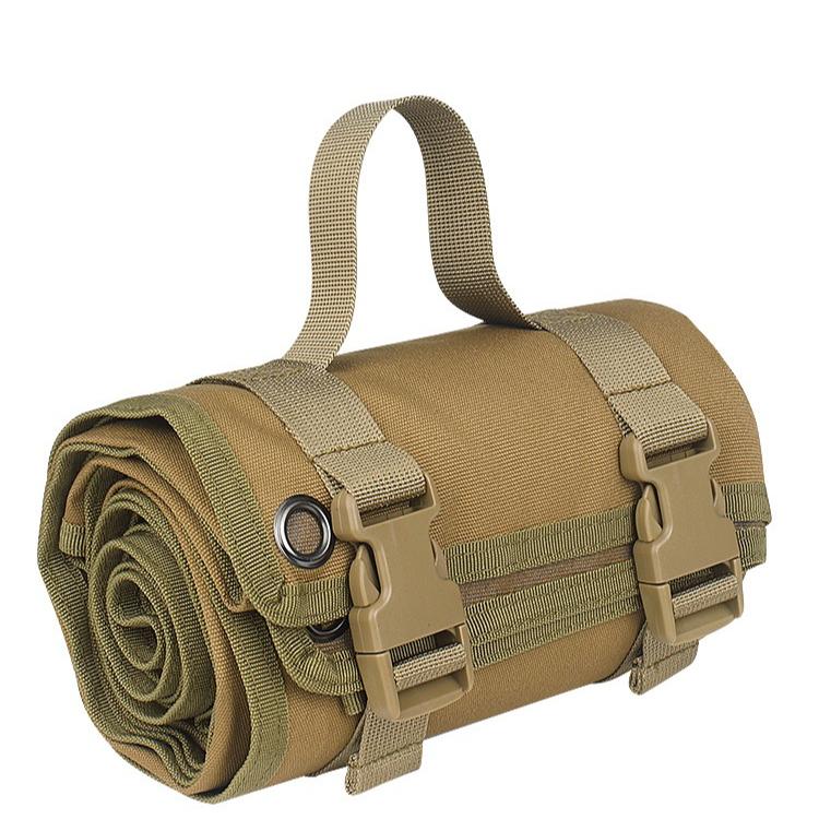 Outdoor tactical single folding single soldier moisture-proof mat shooting mat outdoor camping camping floor mat portable lunch break mat хаки