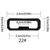 2S/ S/Vivomove 3s Watch with Rubber Band Silica Gel Fixed Buckle Watch Band Ring