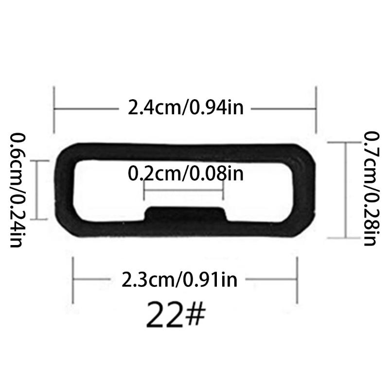 2S/ S/Vivomove 3s Watch with Rubber Band Silica Gel Fixed Buckle Watch Band Ring