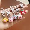Cute Resin Keychain Loopy Keychain Resin Cartoon Doll Pendant Cute Accessories Perfect Gift for Woman Girls Children