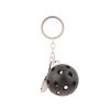 Creative Pickleball Racket Metal Keychain Colorful Hollow Golf Ball Keychains Pickle Dink Ball Fans Party Gift Bag Pendant