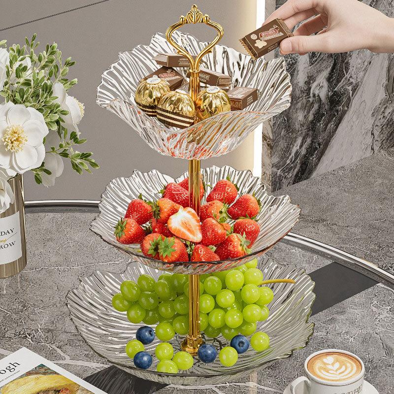 De'ou Xingguang Multi-tier Petal Fruit Plate