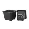 Square Plant Pot Plastic Flower Pot Outdoor Planting Accommodate Various Plants Optimal Drainage Holes For Cacti