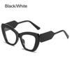 Vintage Y2K Cat Eye Sunglasses for Women & Men Oversized Square Sun Glasses Fashion Shades for Beach Vacation UV400 Protection