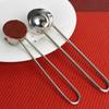 Haushalt Edelstahl Kaffee Tee Gewürz Messlöffel Tee Gewürz Messschaufeln Langstieliger Rührlöffel Küchenwerkzeuge