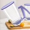 Plastic Batter Separators with Squeeze Handle and Measuring Marks Accurate Batter Distribution for Home Baking Use