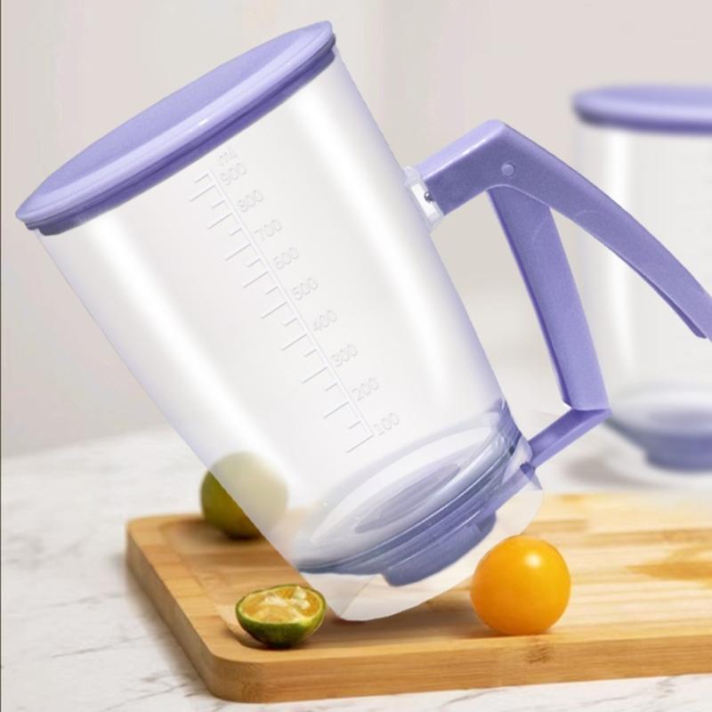 Plastic Batter Separators with Squeeze Handle and Measuring Marks Accurate Batter Distribution for Home Baking Use