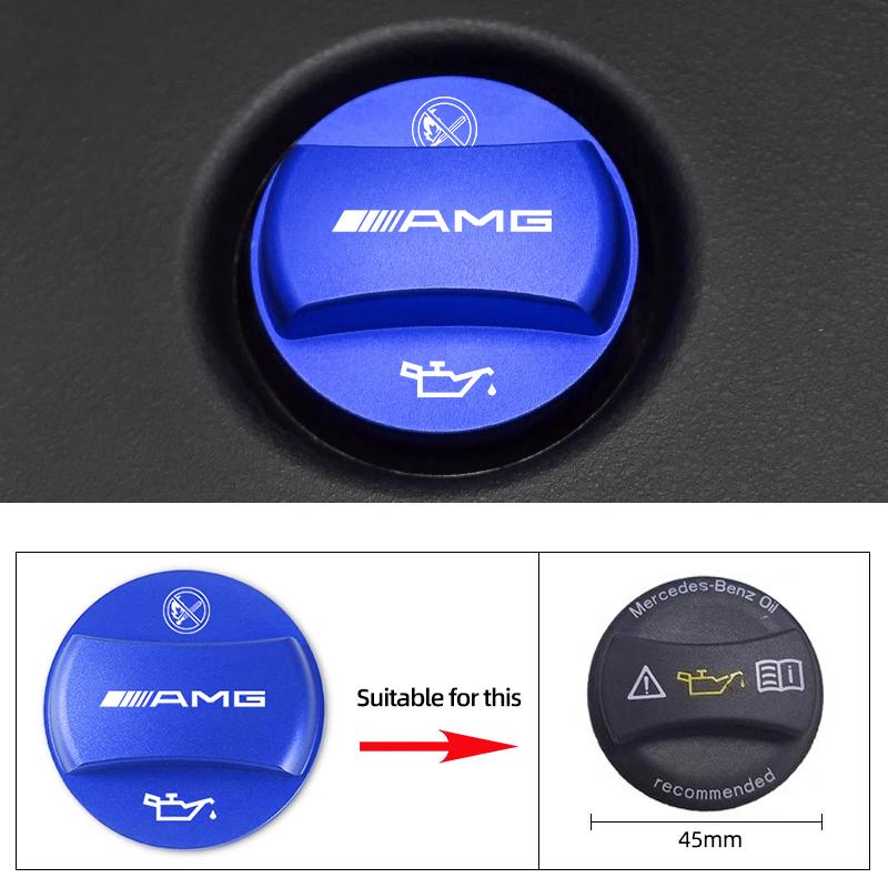 Car Gas Fuel Tank Cover Oil Filler Cap Decor Accessories Hubcap For Mercedes Benz AMG A B C E S G Class W201 W210 W205 W203 W204