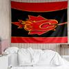 1PC Cal-gary Flames Hockey Team Tapestry Accessories Playroom Tapestry, for Bedroom,Livingroom, Dormitory Room Wall Decor Fan Birthday Gifts