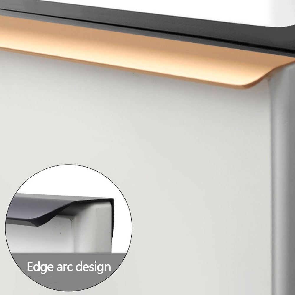 Ukryte Uchwyty do Szafek Ze Stopu Aluminium Trwałe Uchwyty do Szuflad Domowe