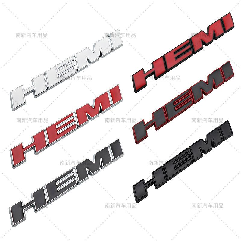 Metal 3D Hemi Car Stickers Grill Emblem Badge Rear Trunk Decal