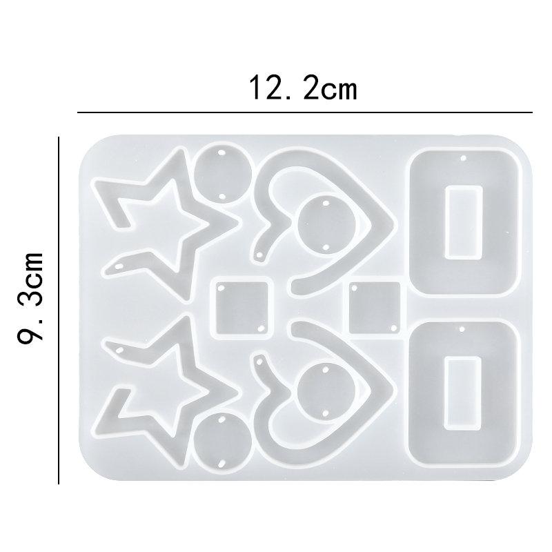 30 Stile Silikon Ohrring Anhänger Silikon Harz Formen Schmuckherstellung Gießform für DIY UV Harz Epoxid Anhänger Basteln Handgemacht