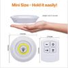 Super Bright Cob Under Cabinet Light LED 5W Wireless Remote Control Dimmable Wardrobe Night Lamp Home Bedroom Kitchen Nightlight