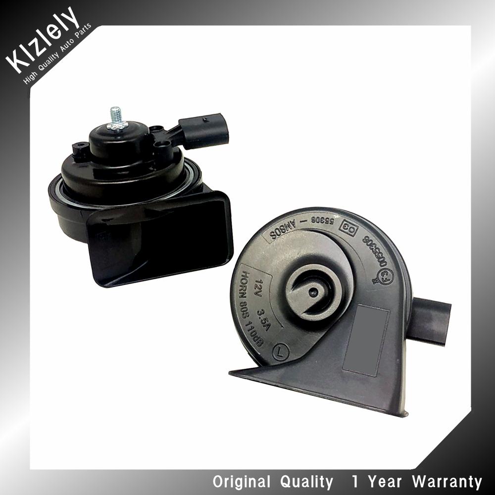 Snail Type Horn For VW Transporter 56 T5 T6 TOURAN JETTA 56 12V 410/510Hz Loud AutoHorn 110-125Db Twin Tone Waterproof Car Horns