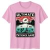 Ultimate Patience Game Fishing Scene TShirt Outdoors Angler Tee