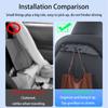 cfseh5 For Tesla Model Y Juniper 2025/Tesla Model 3/Y 2017-2026+ ABS Multi-Functional Rear Seat Folding Hidden Hook High-Capacity Hooks