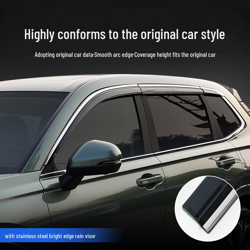 TXR Rain Visor for Honda CRV/Breeze - Window Shield & Car Decoration Accessory