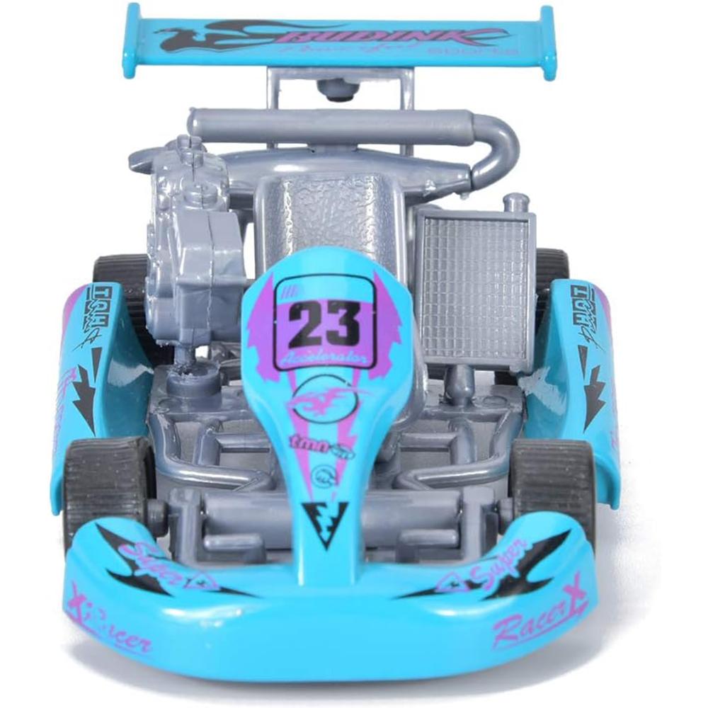 1/32 Scale Kid Model Car Toy, Baby Children Alloy Pull Back Racing Go-Kart Mini Car Vehicles Toys for Toddlers Boys Girls Christmas, New Year Gifts