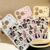 Side Love Heart Soft Case for Apple 17 Pro Max, 16, 15, 14, 13 - Large Window, Full Coverage, Dopamine Design