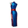 Dragon Ball Chi-Chi Bojové Qipao Cosplay Kostým, Dámský Halloweenský Anime Role Play Outfit