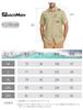 MAGCOMSEN Short Sleeve Military Stretch Work Top for Summer Light Size 2XL Men's Shirt, Cooling, Outdoor, Lightweight, Moisture-Wicking, Quick-Drying,