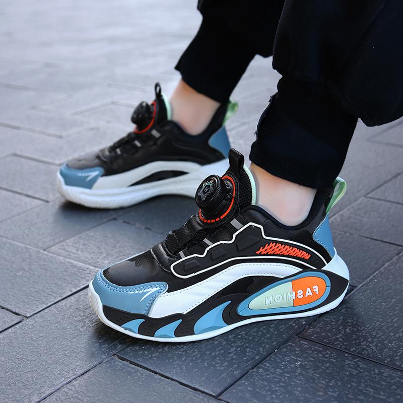 Children Shoes Boy Sneaker Autumn Fashion Origin Kids Tennis Casual Sneaker Luxury PU Leather Sports Shoes for Boy Size 28-39