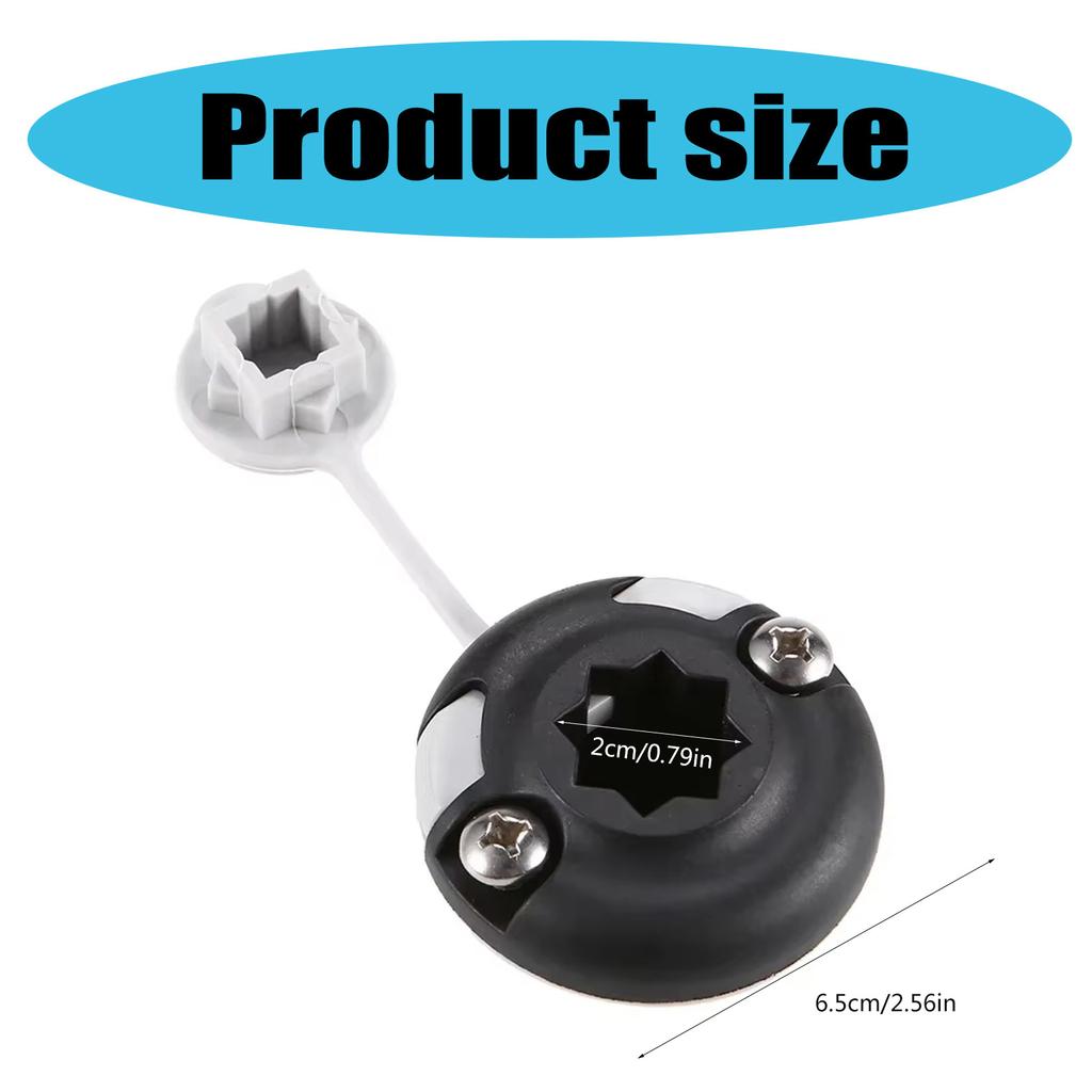 Bază de montare pentru canoe caiac cu șuruburi, suport pentru undiță de pescuit pe mare, bază de montare pentru balustradă pentru barcă