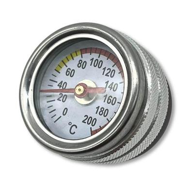 JYFACTORY Motorcycle Motorcycle Temp Meter Universal Compatible Z GP Zephyr Silver