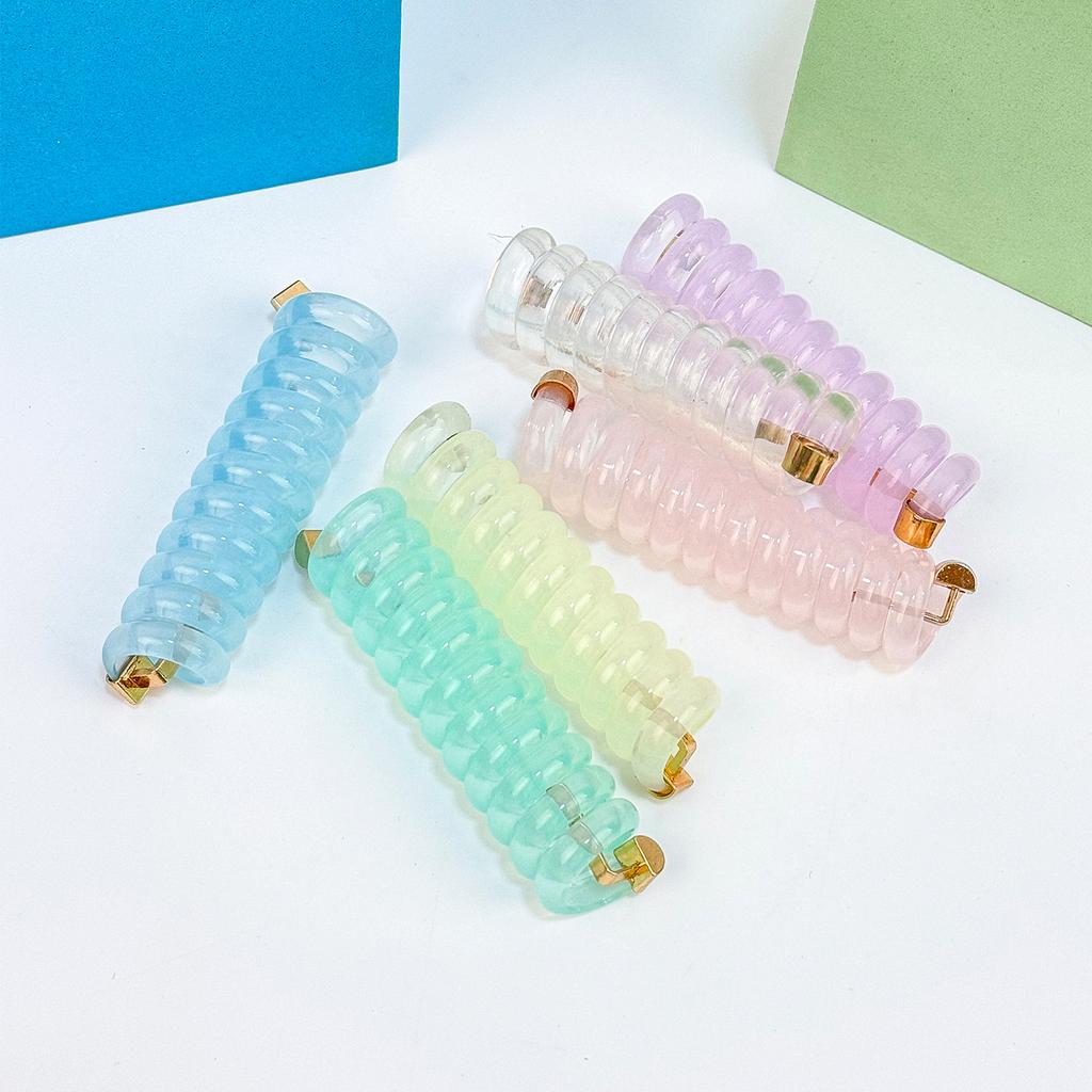 5/6/10PCS New Elastic Hair Rope Cute Girls Telephone Wire Line Elasticity Hair Band For Kids Scrunchies Party Hair Accessories