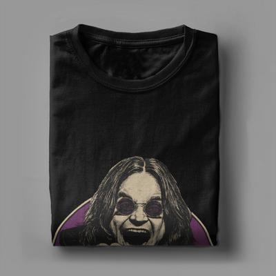 Nowość Koszulki Ozzy Osbourne Męskie Okrągły Dekolt Czysta Bawełna Koszulki Krótki Rękaw Koszulka Prezent Urodzinowy Odzież - Męskie...