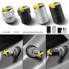 Zvgyl8 4 stuks Auto Wiel Band Ventielen Band Lucht Dopjes Zweden Vlag Embleem Hoes Styling Decoratie Accessoires Voor V70 XC60 S60 V60 V40