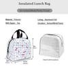 Cinnamoroll Lunch Bag, Insulated, Zippered, Compact, Portable, Insulated Lunch Bag, Soft Cooler Bag, Tote/Eco Bag, Unisex, for Commuting, School, and