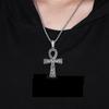 Amulet Talisman Vintage Necklaces Ancient Egyptian Ankh Cross Men Women Stainless Steel Eternity Life Charm Pendant Unisex Jewelry