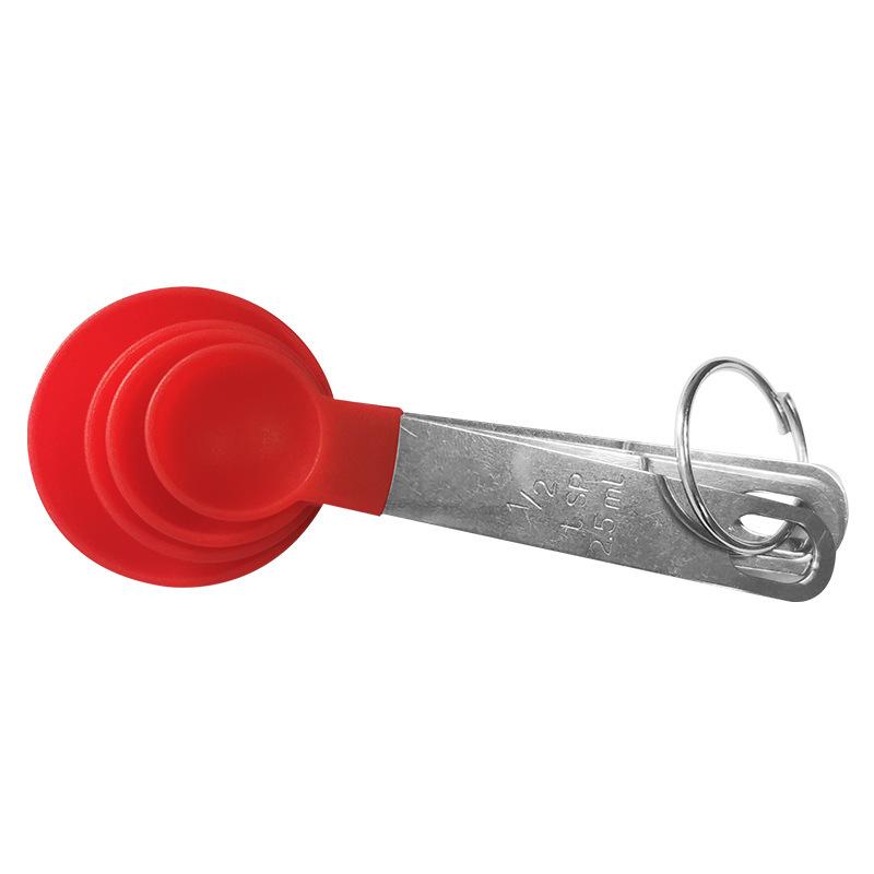 Набор из 8 мерных чашек и ложек с ручками из нержавеющей стали