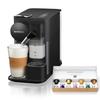 Nespresso-Kapsel-Kaffeemaschine Lattissima One Plus Shadow Black, Fassungsvermögen des Wassertanks 1 l, kompatibel mit Milchrezept F121-BK-W