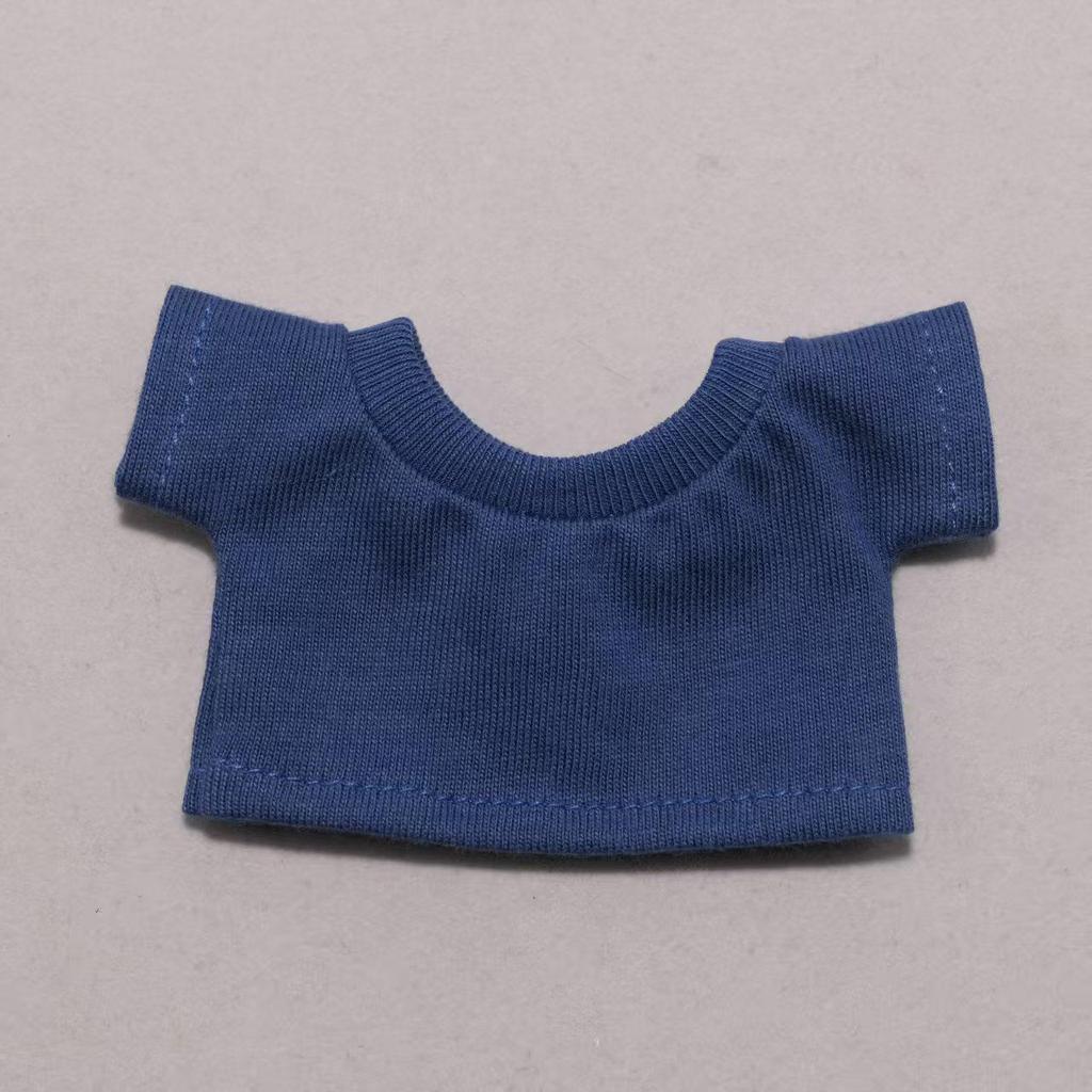 Labubu Keychain Pendant Outfit: Doll Jeans and Short Sleeve Set