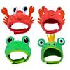 Cute Crab Frog Pet Hat, Puppy Dress Up Costume, Christmas Cosplay, Warm Headwear, Dogs Hats, Lovely Style