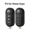 3 Buttons Auto Shell Holder For Fiat Grande Punto Lancia Musa Ducato 500 500L Panda Remote Folding Flip Key Case Cover