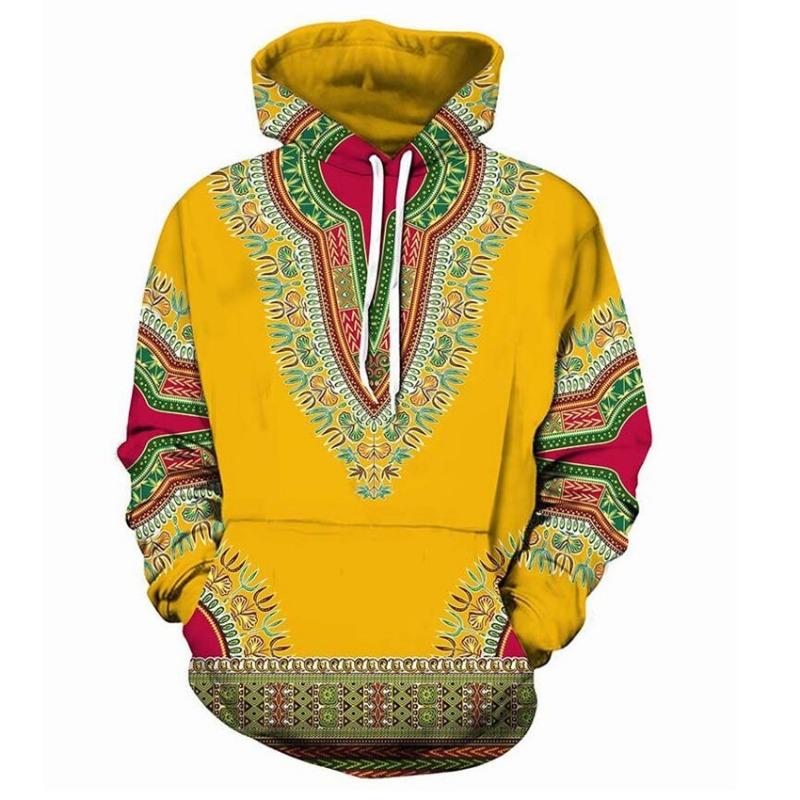 2023Uomo Usanze Popolari Africane Stampa 3D Felpe con Cappuccio da Uomo Felpe Felpa con Cappuccio Cool Hip Hop Streetwear Felpa Tuta Maschile