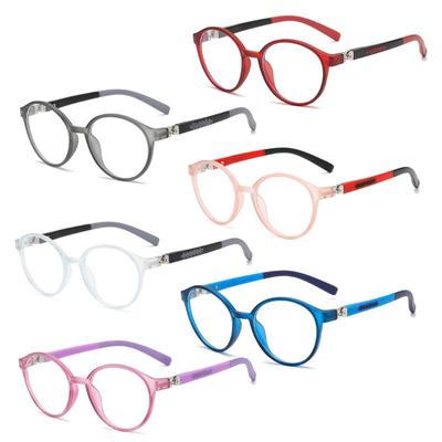 Nuevas gafas anti luz azul para niños, redondas, para ordenador