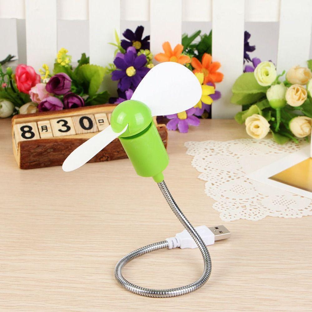 Portable Mini USB Fan Serpentine Large Wind USB Small Fan Long 30cm Adjustable Desktop Fan
