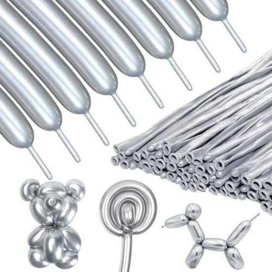 260 Pack of Thickened Long Magic Balloons for Modeling, Weaving, Birthday Decorations, and Ground Promotions