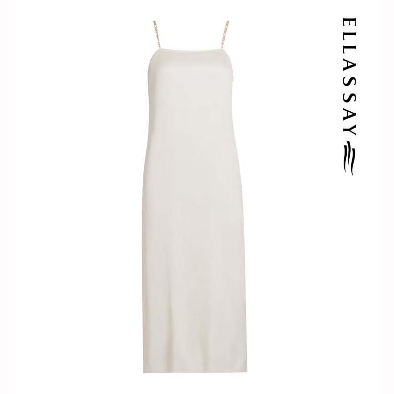 ELLASSAY Women's Spring/Summer Pleated Strap Dress
